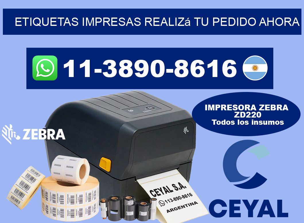 etiquetas impresas Realizá tu pedido ahora