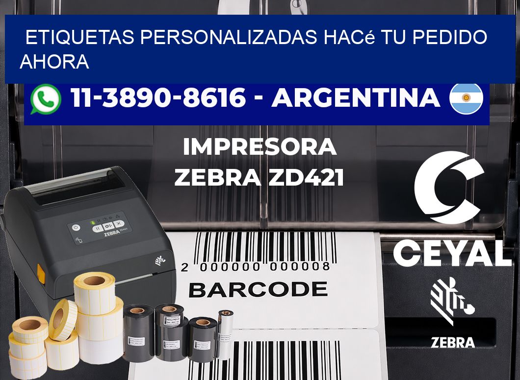 etiquetas personalizadas Hacé tu pedido ahora