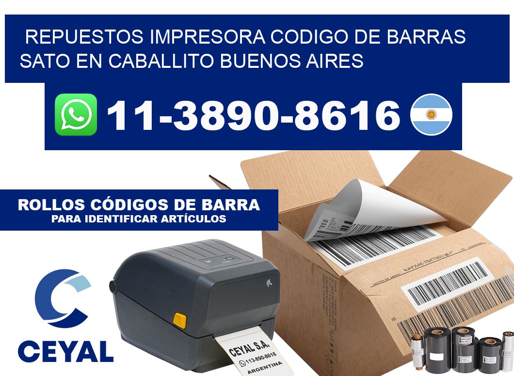 repuestos impresora codigo de barras Sato en Caballito Buenos Aires