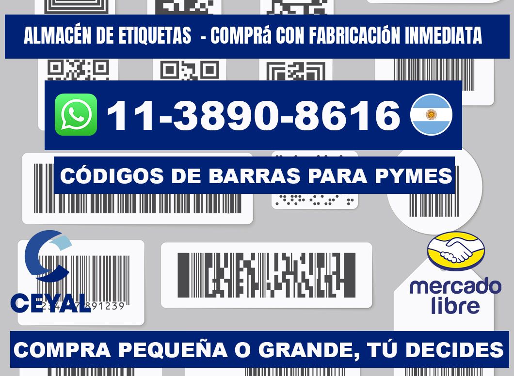 ALMACÉN DE ETIQUETAS  - Comprá con fabricación inmediata