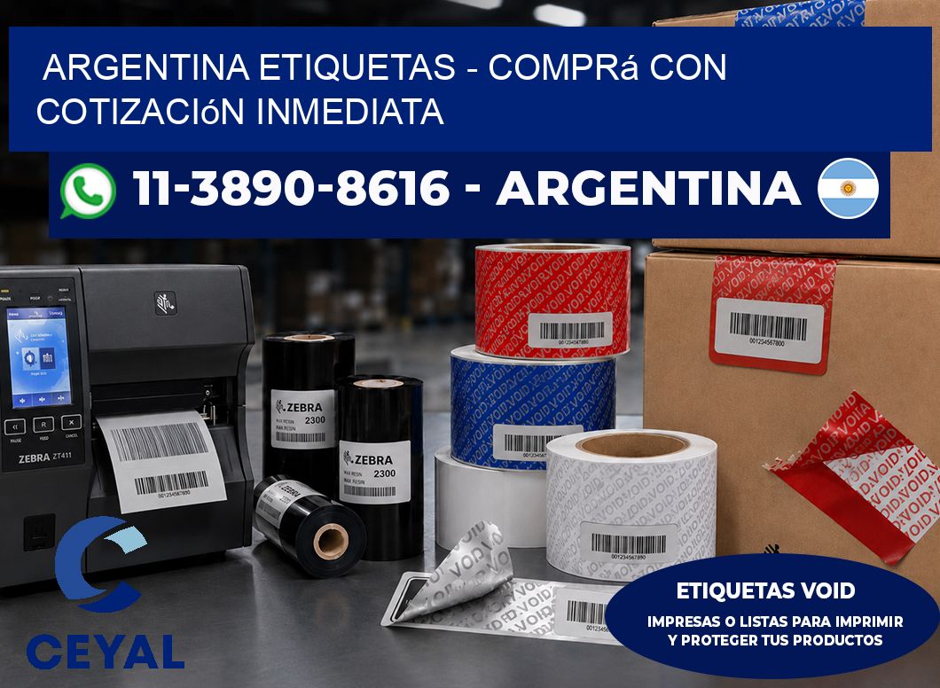 ARGENTINA ETIQUETAS - Comprá con cotización inmediata