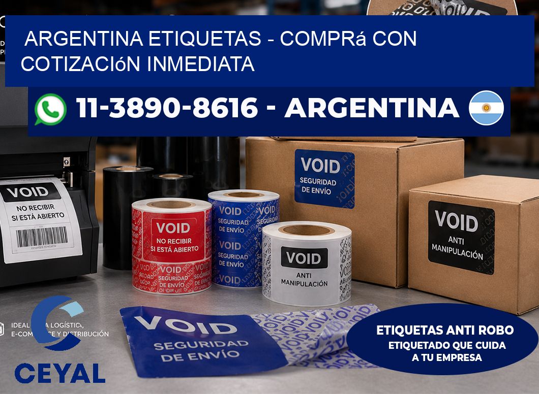 ARGENTINA ETIQUETAS – Comprá con cotización inmediata