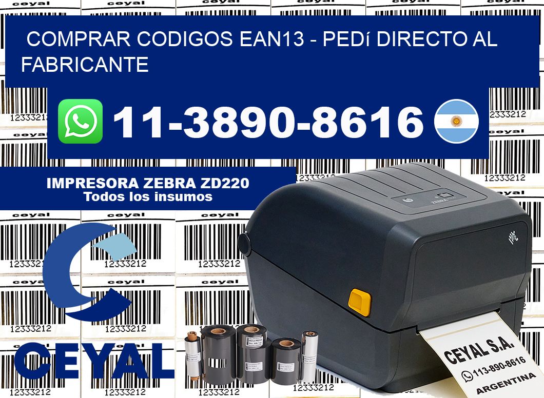 COMPRAR CODIGOS EAN13 - Pedí directo al fabricante
