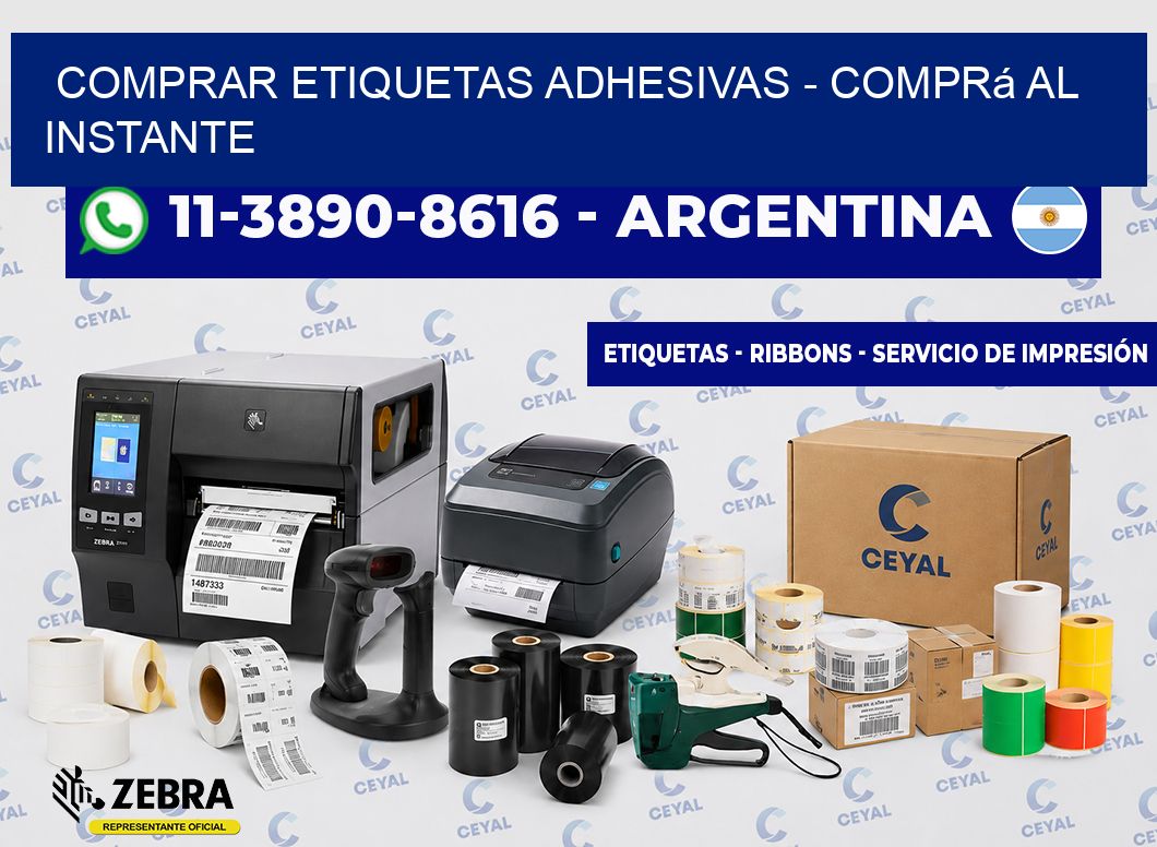 COMPRAR ETIQUETAS ADHESIVAS - Comprá al instante