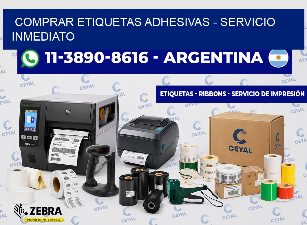 COMPRAR ETIQUETAS ADHESIVAS - Servicio inmediato