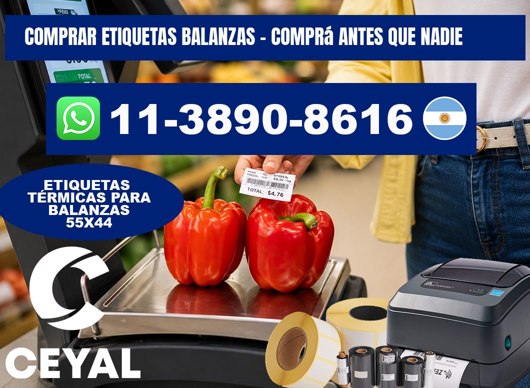 COMPRAR ETIQUETAS BALANZAS - Comprá antes que nadie
