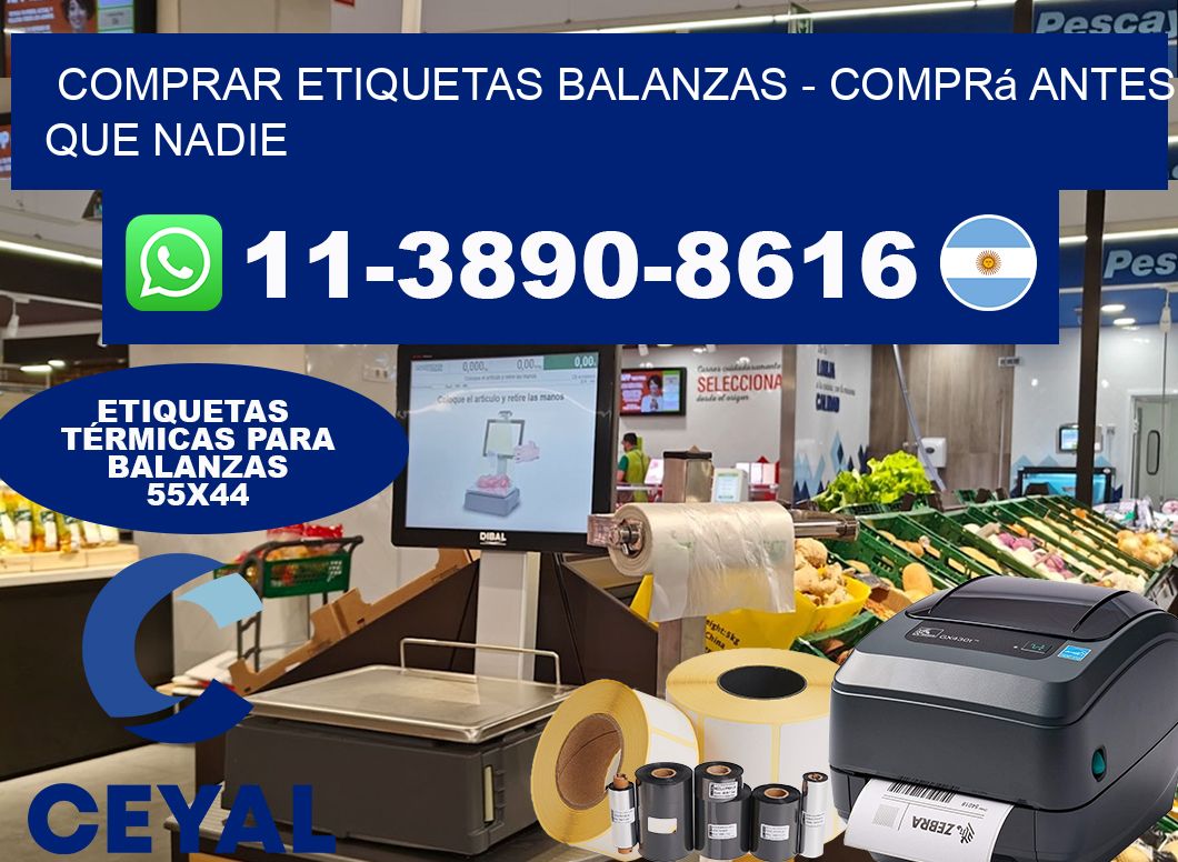 COMPRAR ETIQUETAS BALANZAS - Comprá antes que nadie