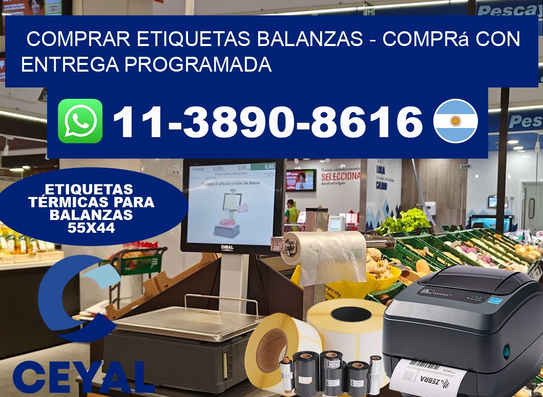COMPRAR ETIQUETAS BALANZAS - Comprá con entrega programada
