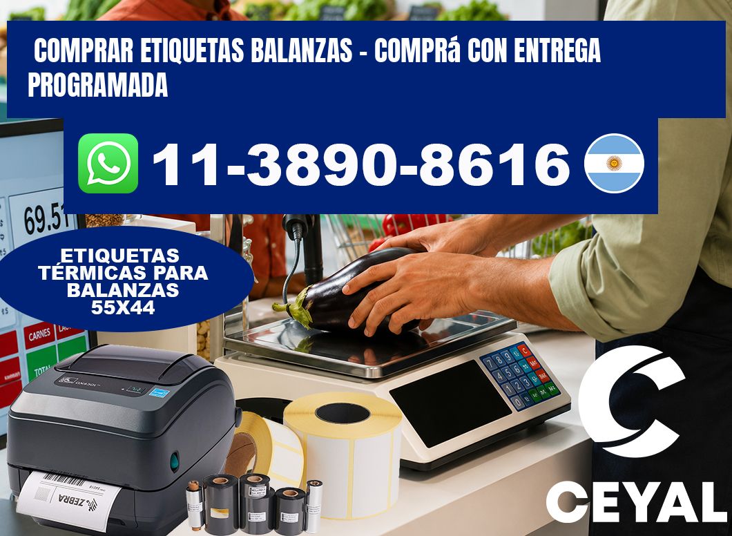 COMPRAR ETIQUETAS BALANZAS - Comprá con entrega programada