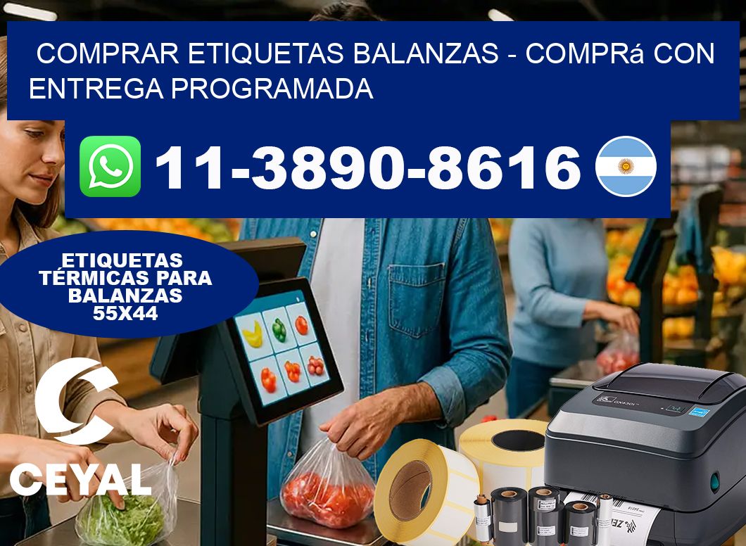 COMPRAR ETIQUETAS BALANZAS – Comprá con entrega programada