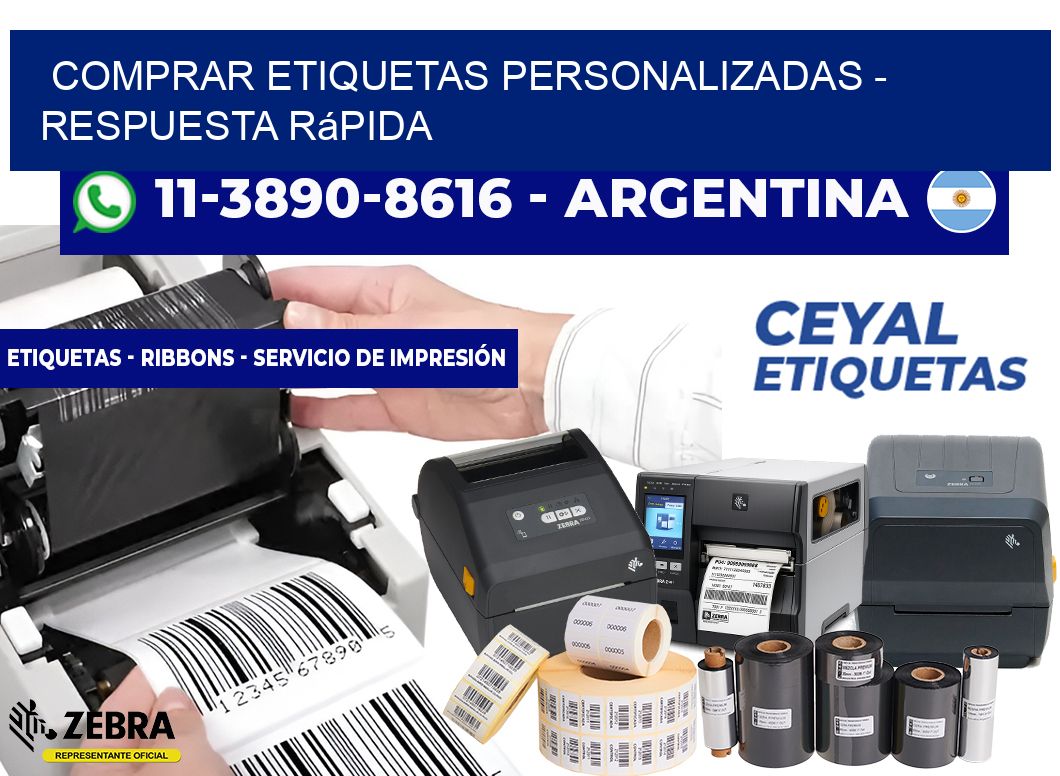 COMPRAR ETIQUETAS PERSONALIZADAS - Respuesta rápida