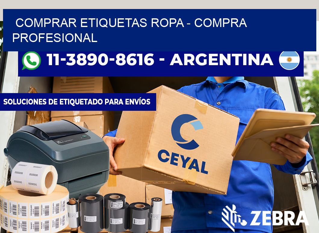 COMPRAR ETIQUETAS ROPA - Compra profesional