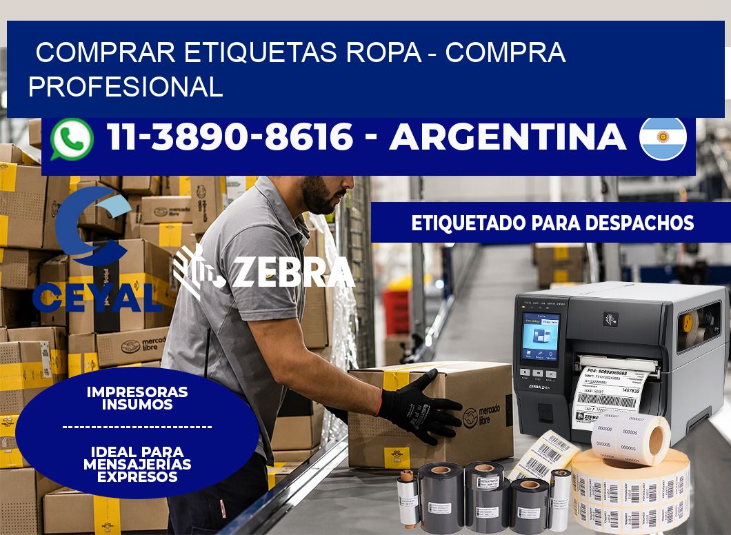 COMPRAR ETIQUETAS ROPA - Compra profesional