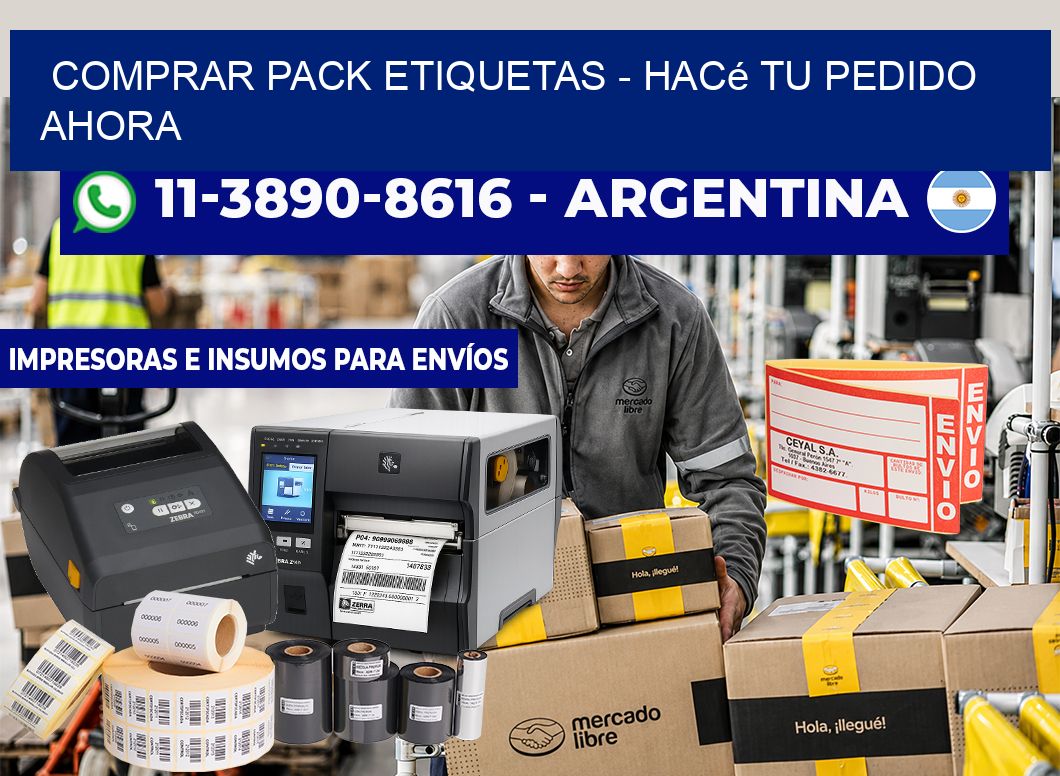 COMPRAR PACK ETIQUETAS - Hacé tu pedido ahora