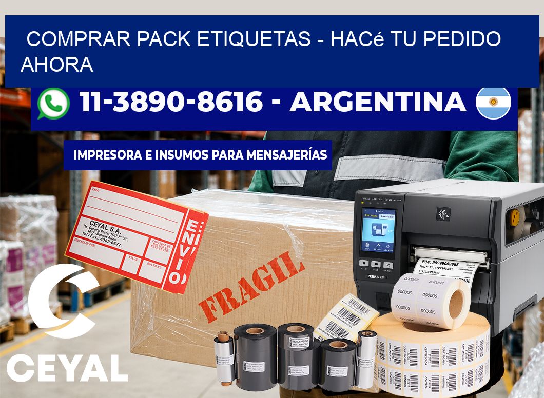 COMPRAR PACK ETIQUETAS – Hacé tu pedido ahora
