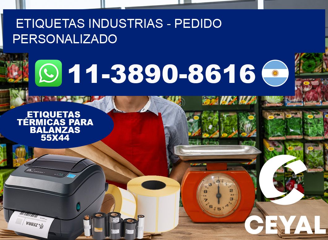 ETIQUETAS INDUSTRIAS – Pedido personalizado