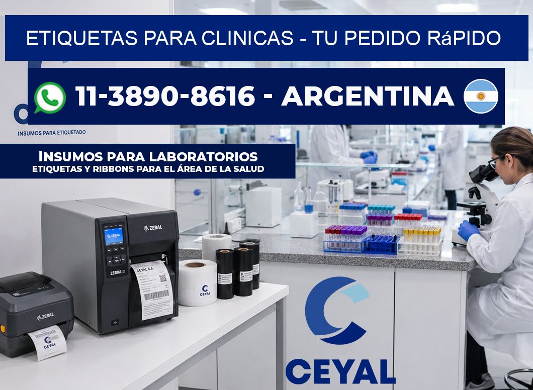 ETIQUETAS PARA CLINICAS - Tu pedido rápido