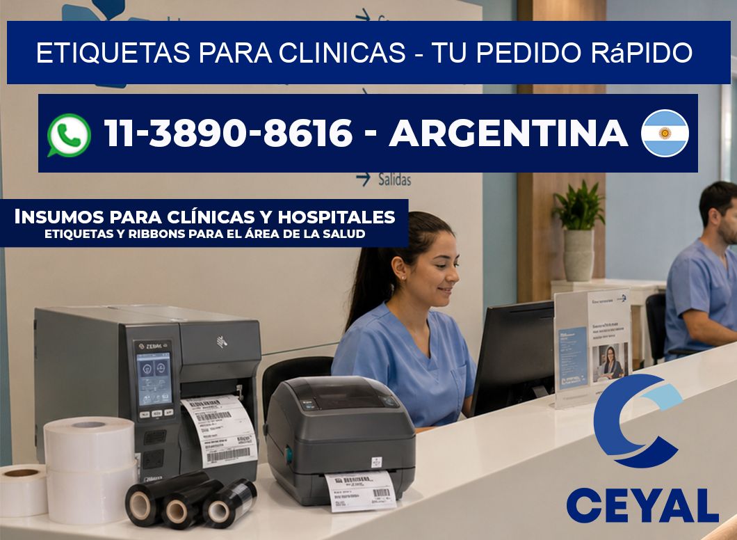 ETIQUETAS PARA CLINICAS – Tu pedido rápido