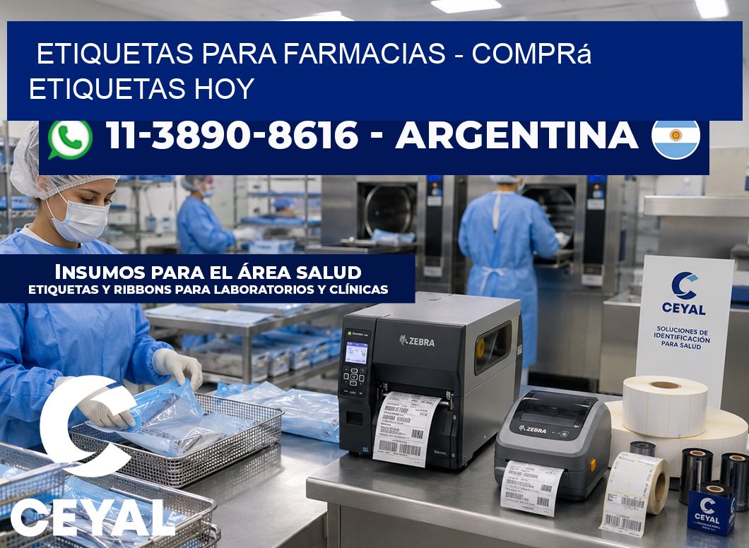 ETIQUETAS PARA FARMACIAS - Comprá etiquetas hoy