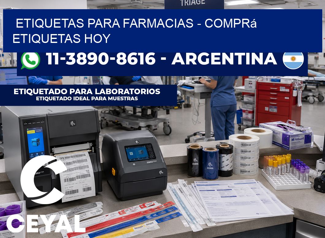 ETIQUETAS PARA FARMACIAS - Comprá etiquetas hoy