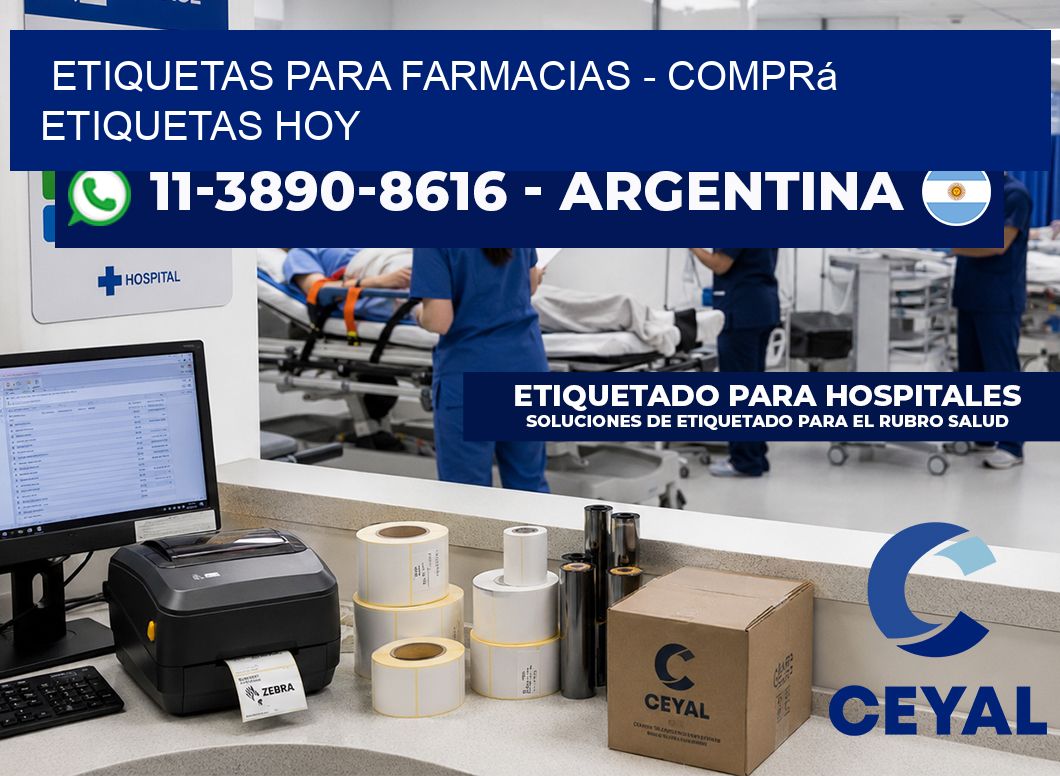 ETIQUETAS PARA FARMACIAS – Comprá etiquetas hoy