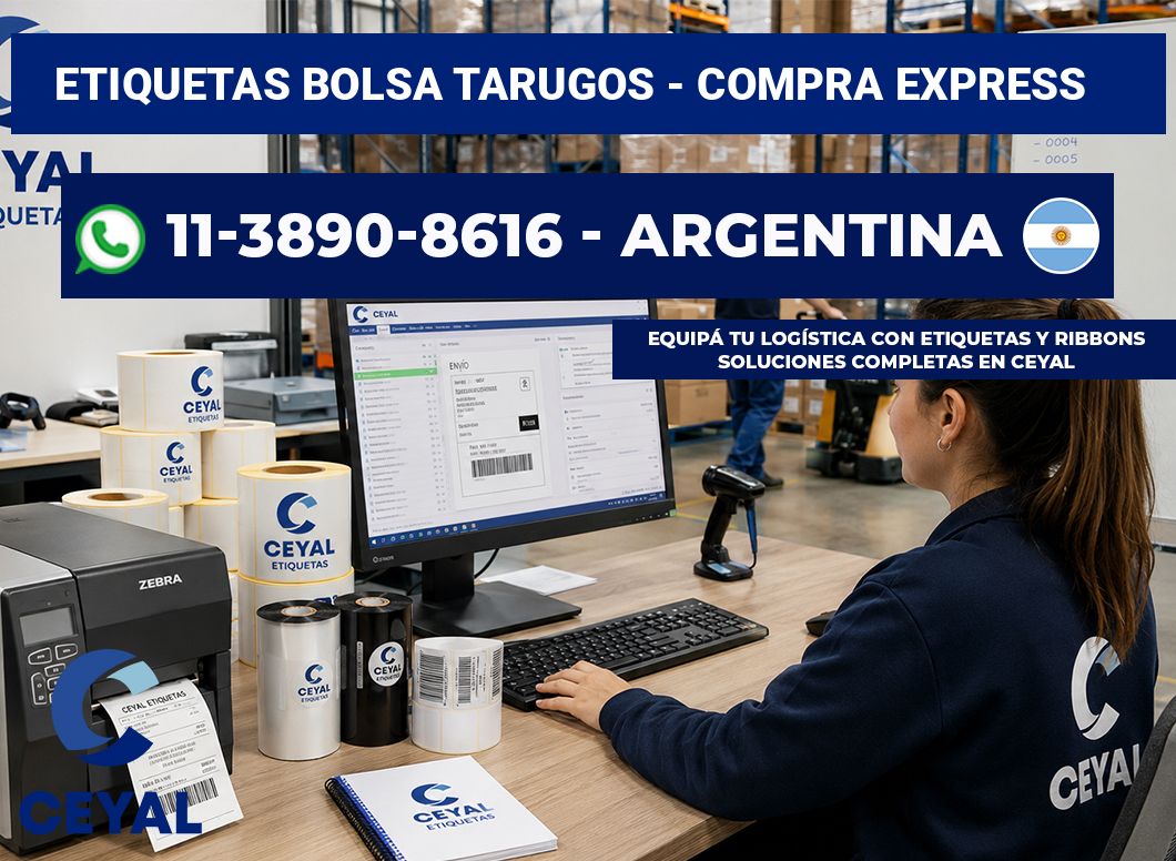 Etiquetas Bolsa tarugos - Compra express