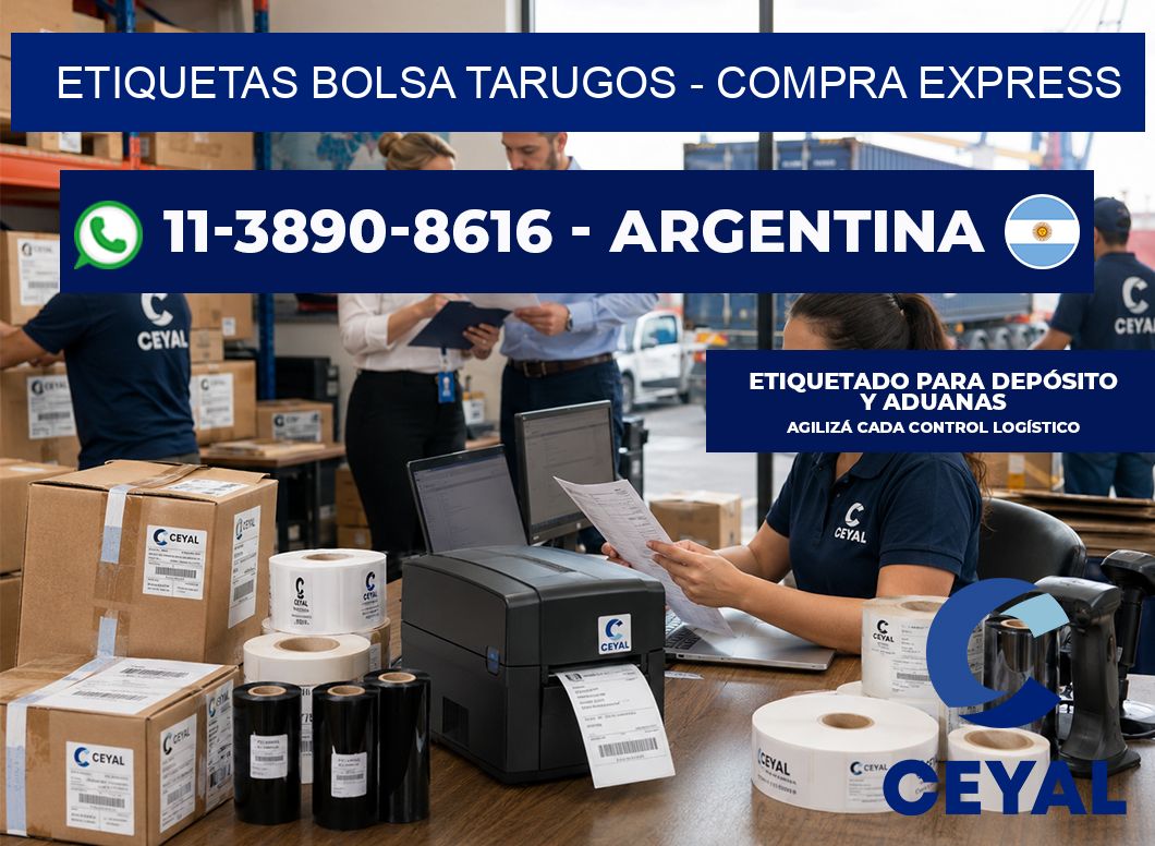 Etiquetas Bolsa tarugos - Compra express