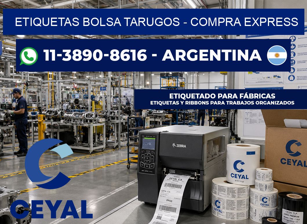 Etiquetas Bolsa tarugos – Compra express
