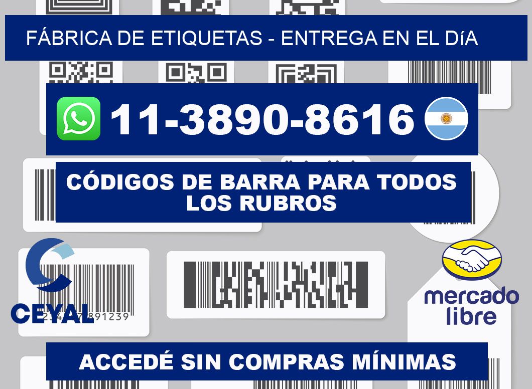 FÁBRICA DE ETIQUETAS - Entrega en el día