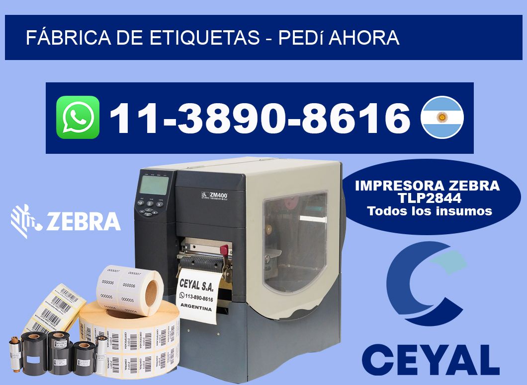 FÁBRICA DE ETIQUETAS - Pedí ahora
