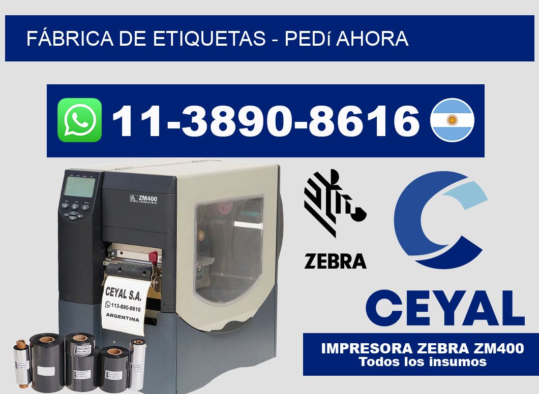 FÁBRICA DE ETIQUETAS - Pedí ahora