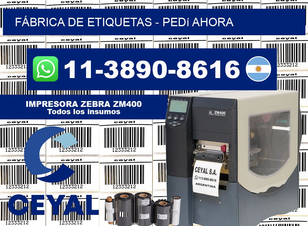 FÁBRICA DE ETIQUETAS – Pedí ahora