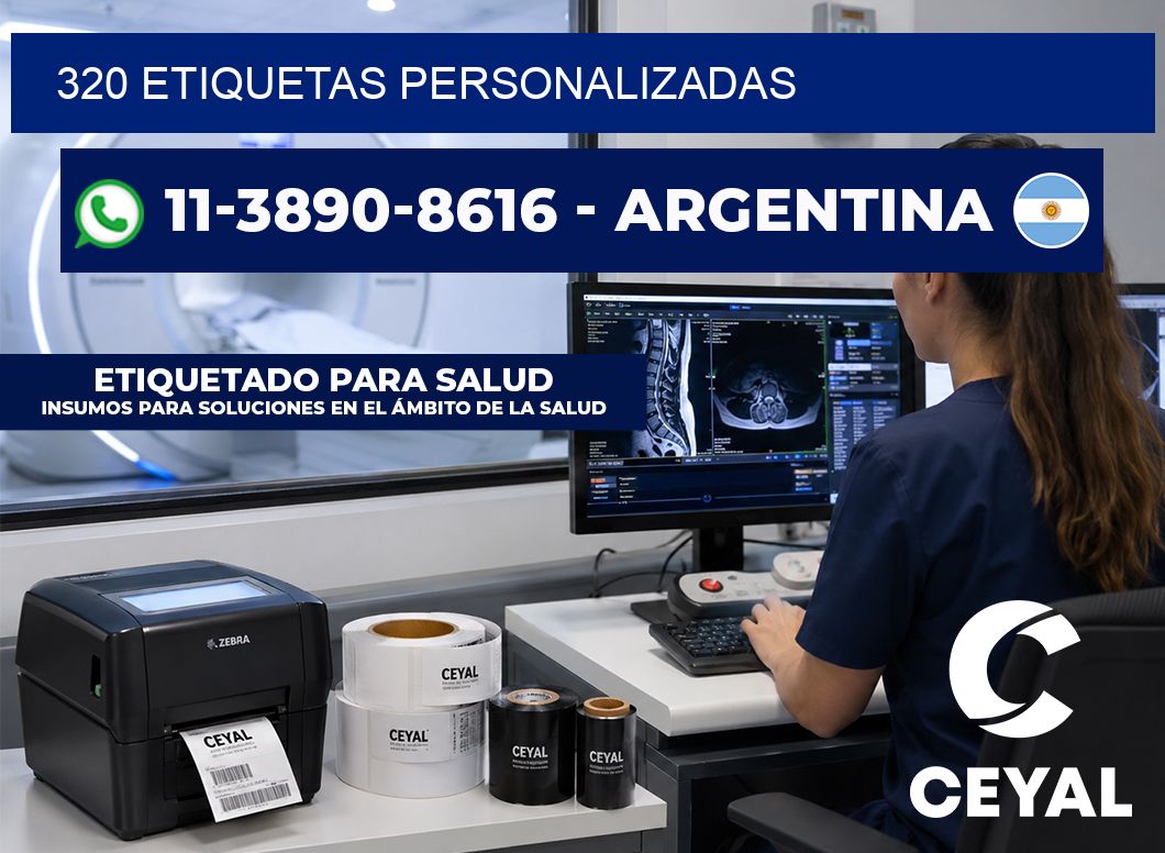 320 ETIQUETAS PERSONALIZADAS