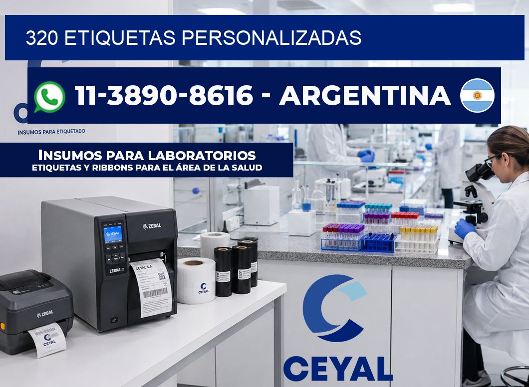 320 ETIQUETAS PERSONALIZADAS