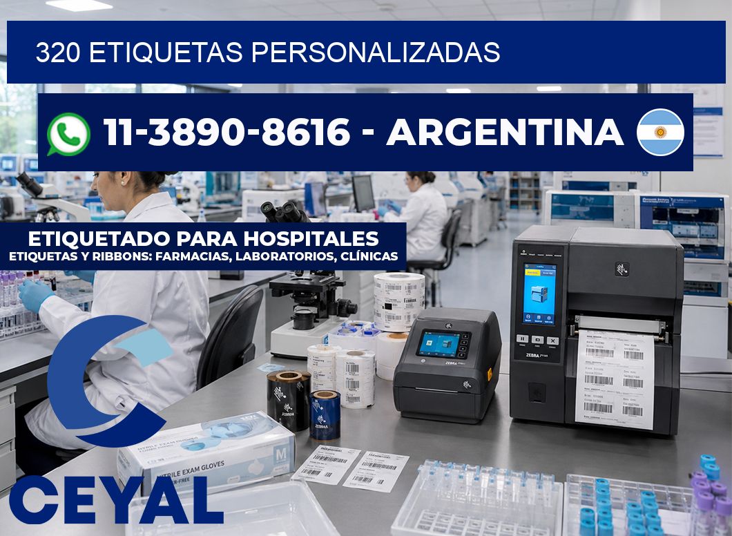 320 ETIQUETAS PERSONALIZADAS