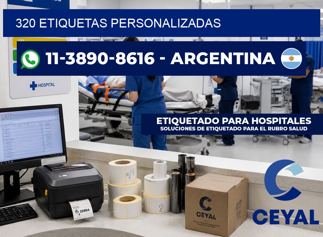 320 ETIQUETAS PERSONALIZADAS
