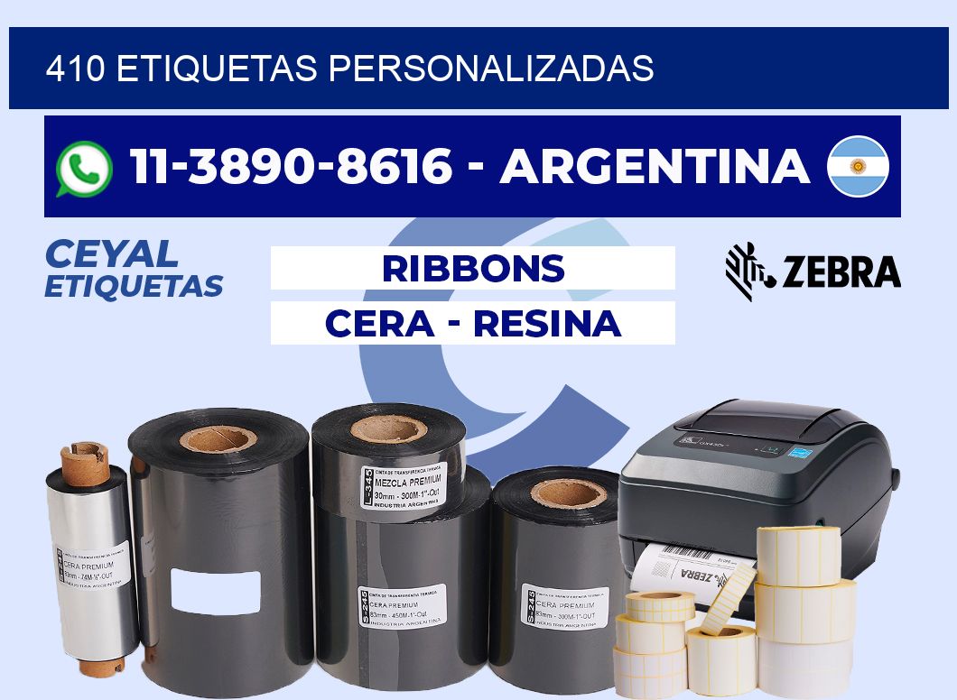 410 ETIQUETAS PERSONALIZADAS