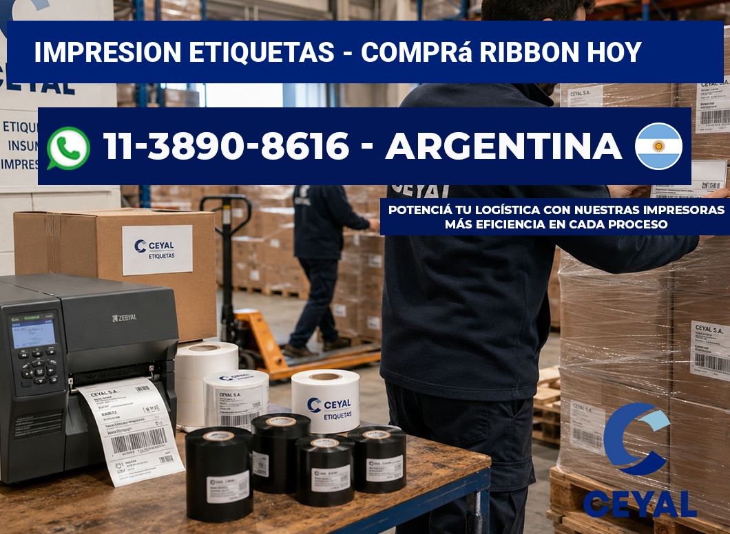 IMPRESION ETIQUETAS – Comprá ribbon hoy