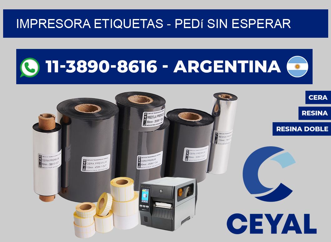 IMPRESORA ETIQUETAS - Pedí sin esperar