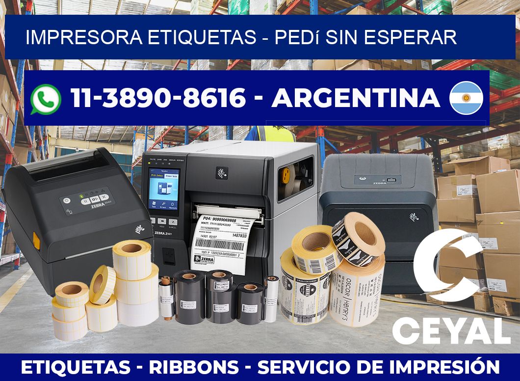 IMPRESORA ETIQUETAS – Pedí sin esperar
