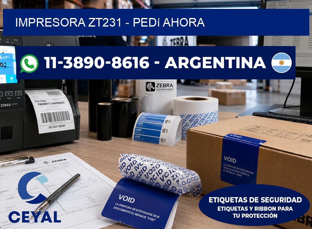 IMPRESORA ZT231 - Pedí ahora