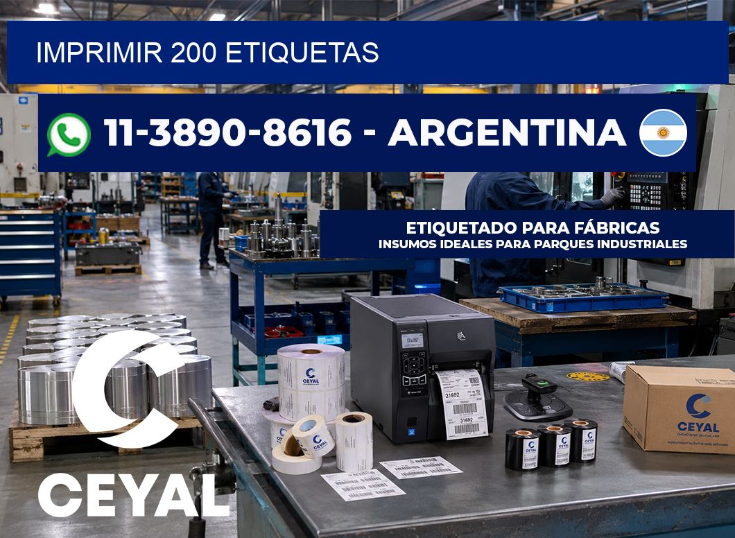 IMPRIMIR 200 ETIQUETAS