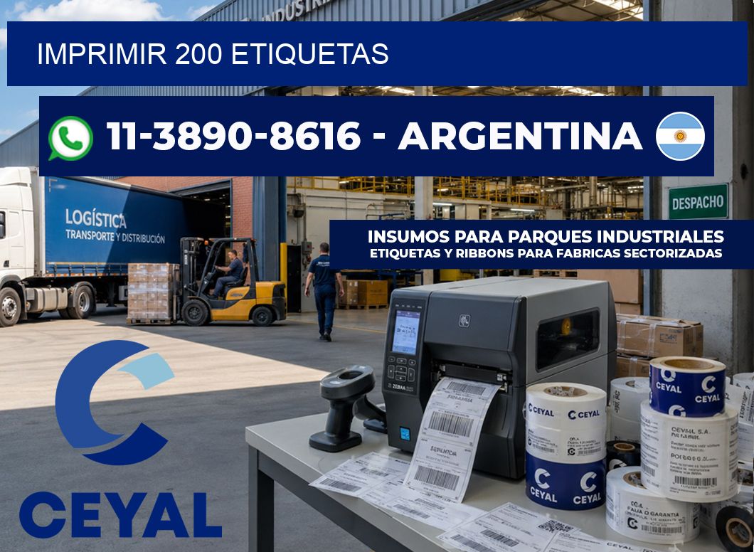 IMPRIMIR 200 ETIQUETAS