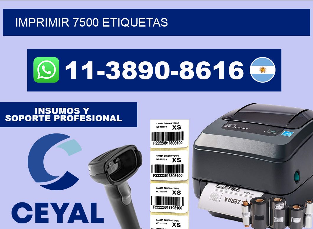 IMPRIMIR 7500 ETIQUETAS
