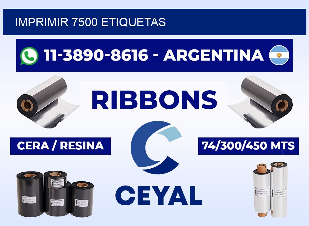 IMPRIMIR 7500 ETIQUETAS