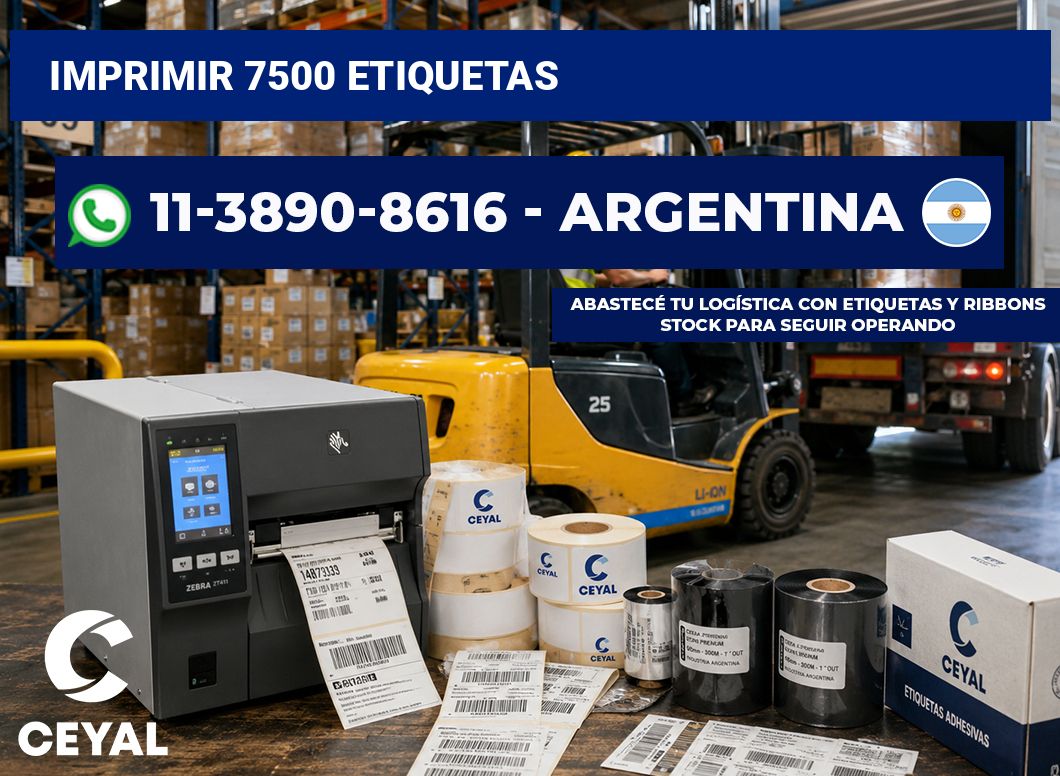 IMPRIMIR 7500 ETIQUETAS