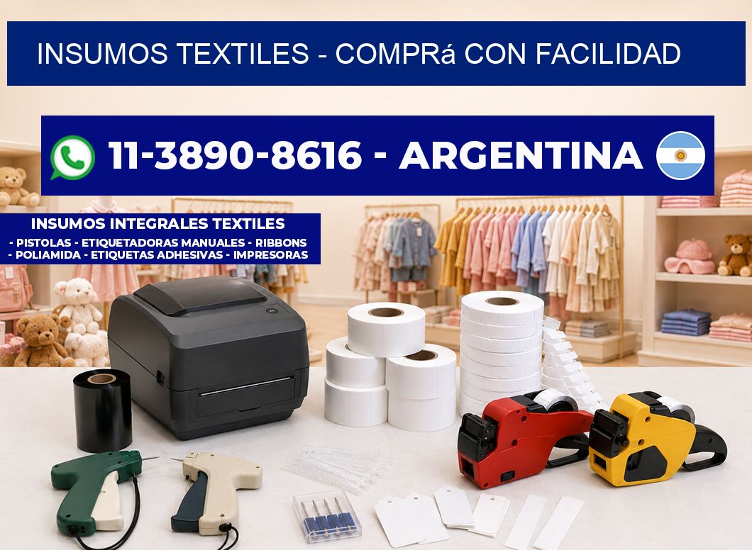 INSUMOS TEXTILES - Comprá con facilidad
