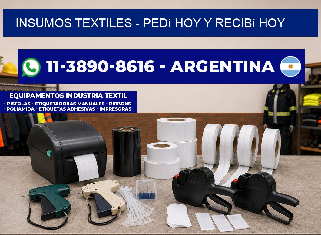 INSUMOS TEXTILES - Pedí hoy y recibí hoy