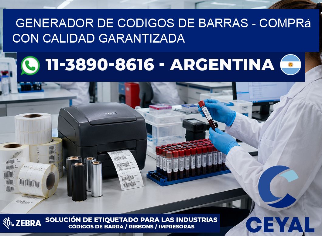 generador de codigos de barras - Comprá con calidad garantizada