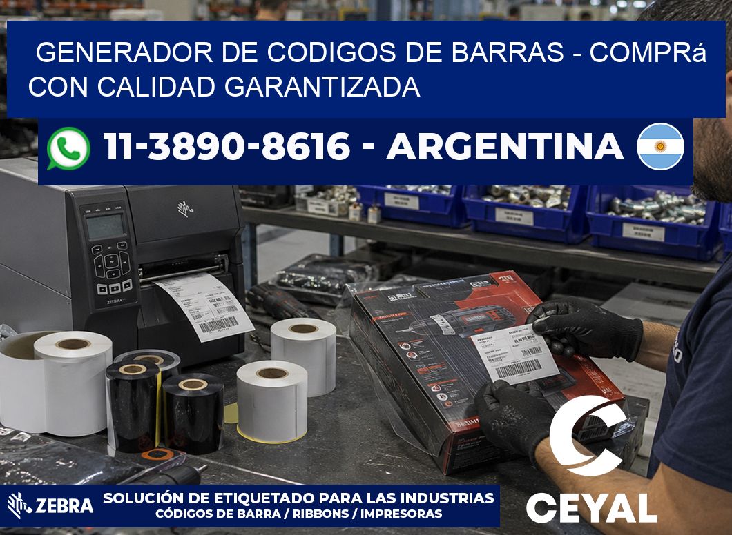 generador de codigos de barras – Comprá con calidad garantizada